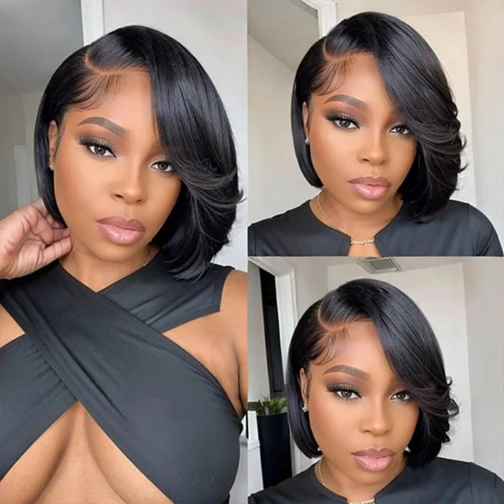 30 Inch 13x6 Lace Front Wigs Human Hair 200 Density Straight HD Lace Front Wigs Pre Plucked Straight Glueless Human Hair 13x6 HD Frontal Human Hair Wig for Women
