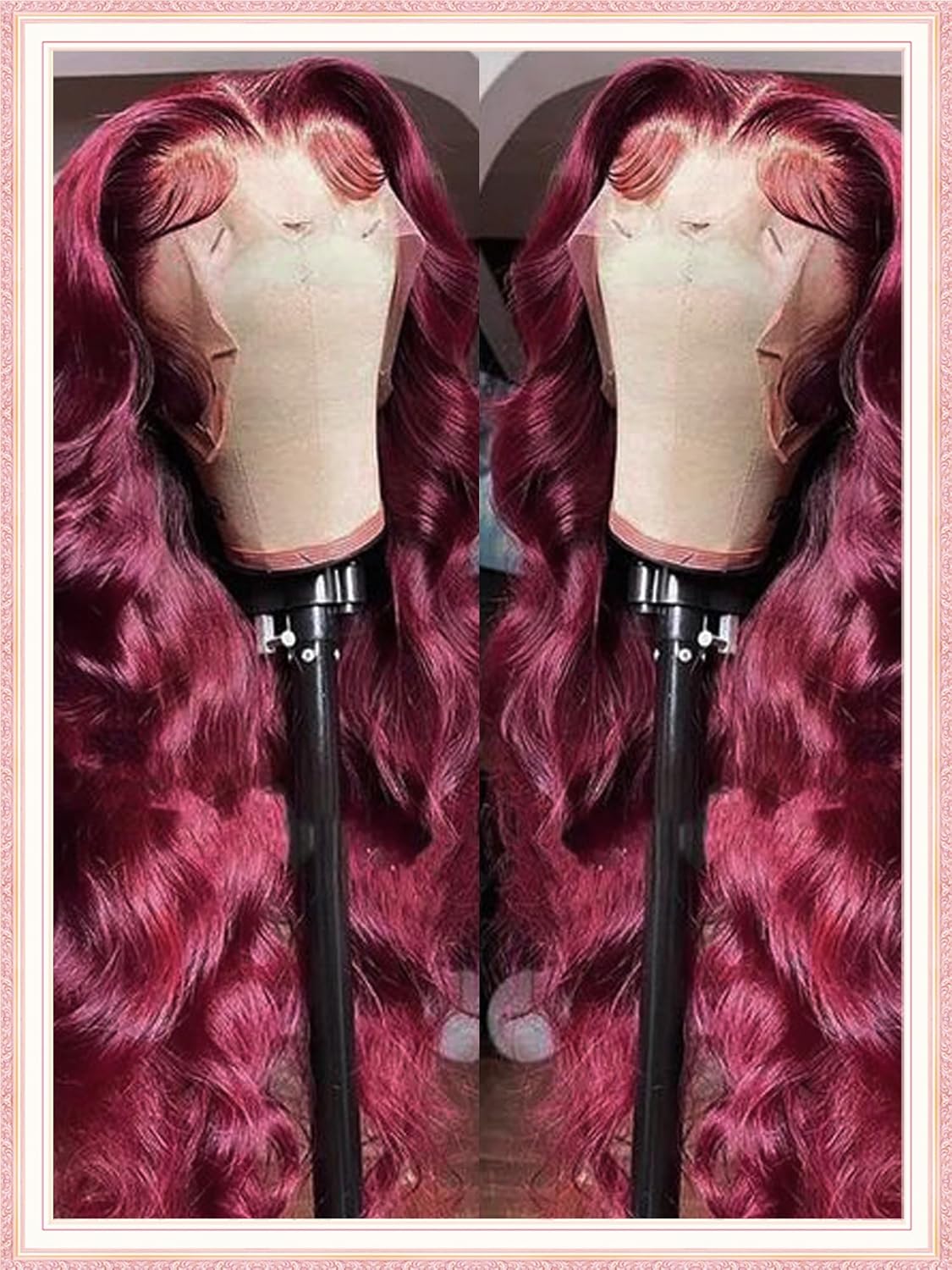 13x6 Body Wave Lace Front Wigs Human Hair Pre Plucked 200% Density Glueless Wigs Human Hair 26 Inch HD Transparent Lace Frontal Wigs Human Hair Wigs for Black Women With Baby Hair