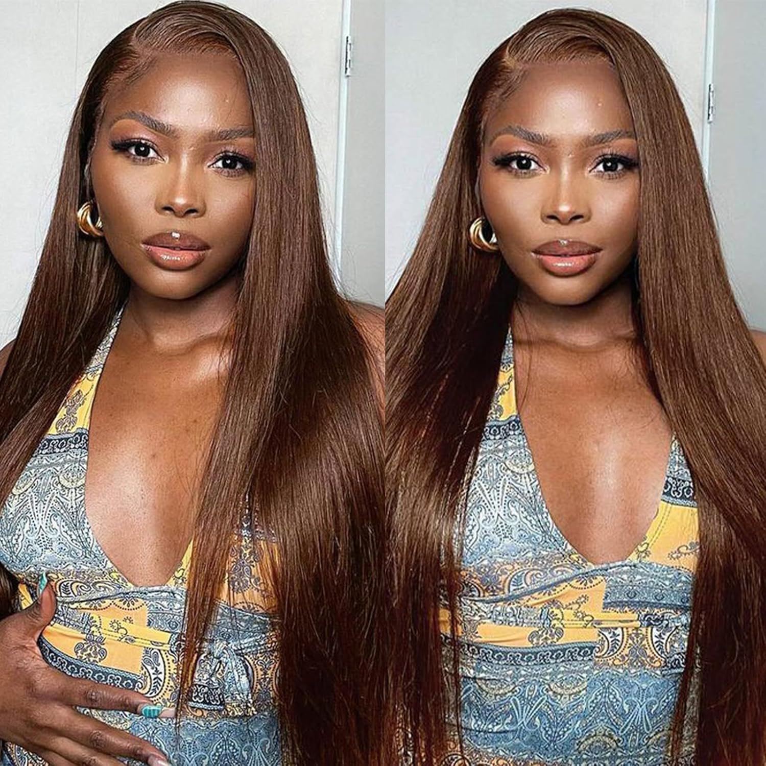 30 Inch 13x6 Lace Front Wigs Human Hair 200 Density Straight HD Lace Front Wigs Pre Plucked Straight Glueless Human Hair 13x6 HD Frontal Human Hair Wig for Women