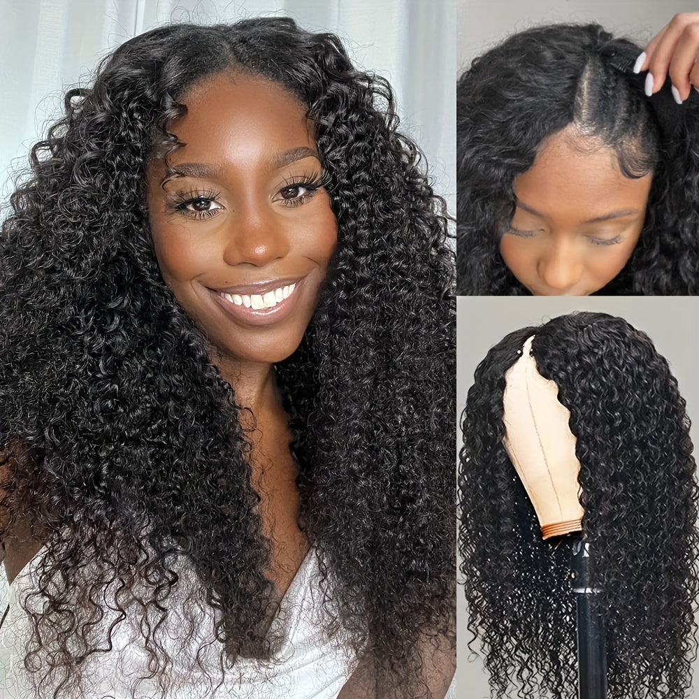 Kinky Curly | No Glue or Sew In Required | Density: 150%